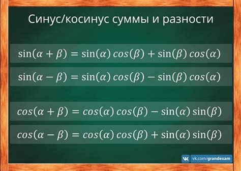 Метод синусов и косинусов