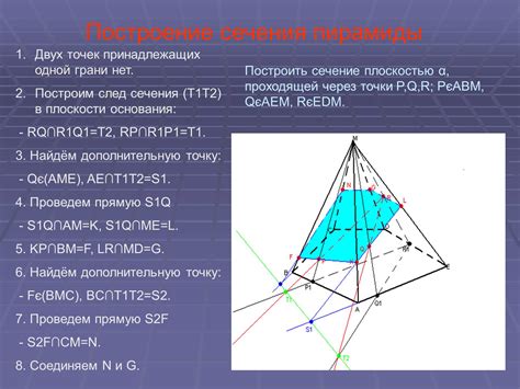 Метод 2: Разделение пирамиды на треугольники