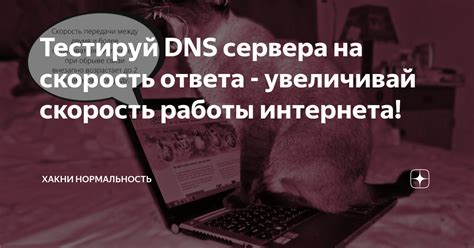 Метод 3: Проверка скорости ответа DNS-сервера