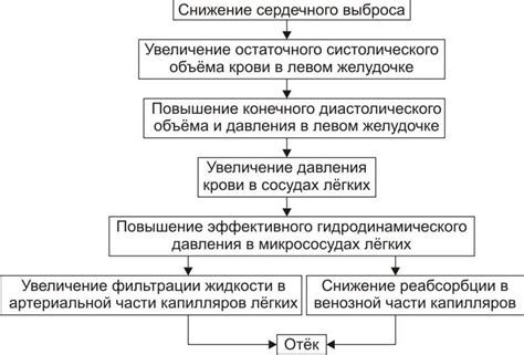 Механизм развития отека