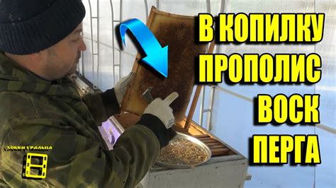 Механическая очистка пчелиного воска