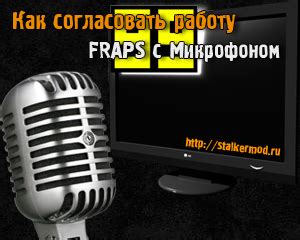 Микрофон в Fraps: подготовка к настройке