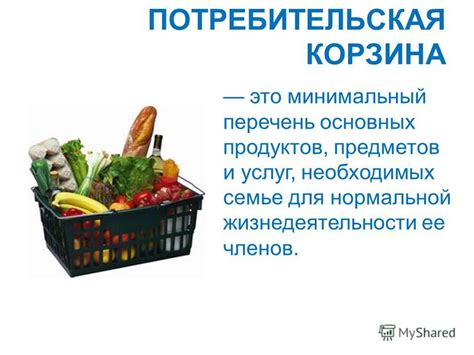 Минимальный перечень продуктов