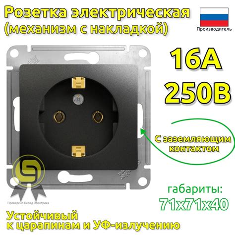 Монтаж ROHS IP20 с заземлением