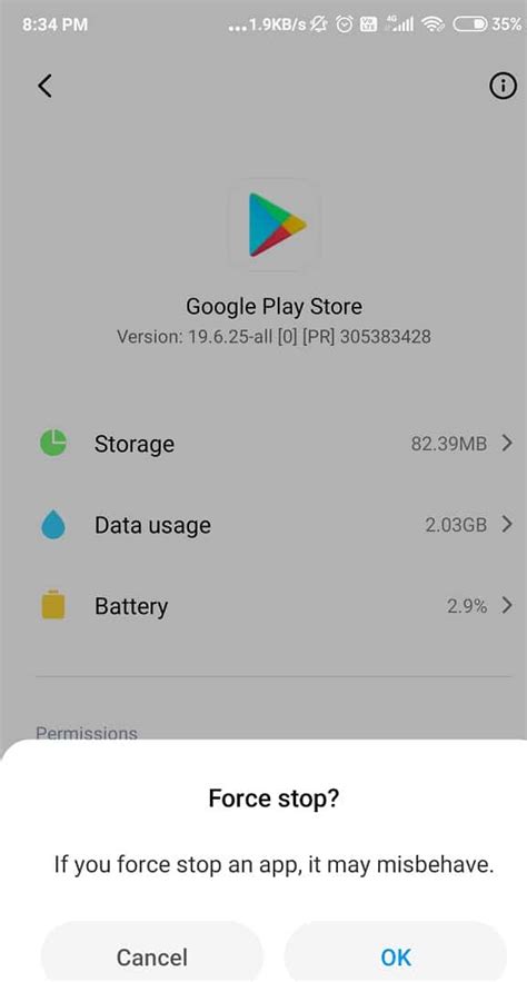 Найдите приложение "Google Play Store" и отключите его