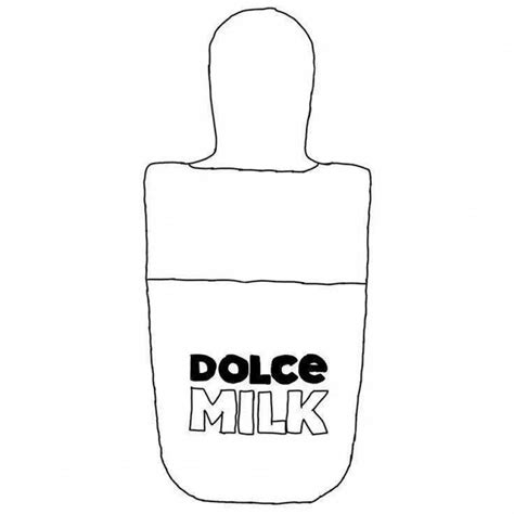 Нарисуйте контур антисептика Dolce Milk