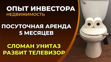 Нарушение технического состояния унитаза