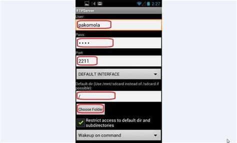Настройка и использование FTP-сервера на Android для удаленного доступа к файлам