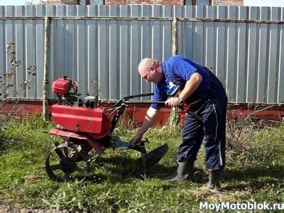 Настройка мотоблока для работы с плугом