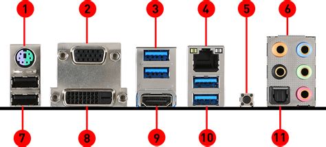 Настройка параметров звука и выбор аудиоэффектов на звуковой карте MSI