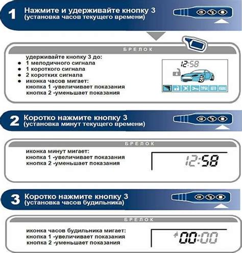 Настройка параметров сигнализации StarLine 93