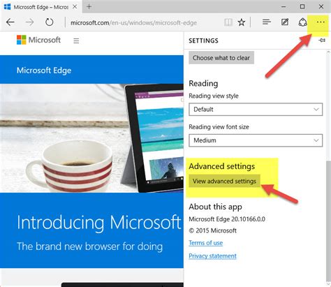 Настройка поисковика по умолчанию в Microsoft Edge