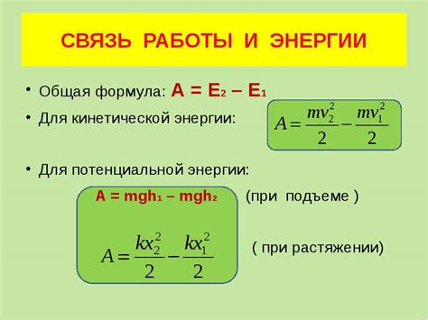 Настройка работы и получение энергии