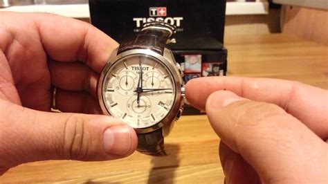 Настройка хронографа часов Tissot