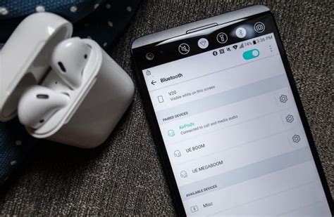 Настройка AirPods на Android