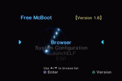 Настройка Free McBoot и загрузка приложений