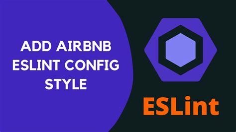 Настройка eslint config airbnb base