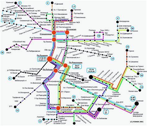 Настройки карты автобусов Москвы