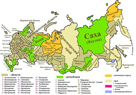 Национальные регионы России