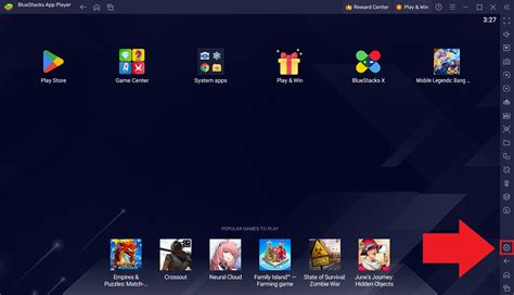 Начало работы со BlueStacks