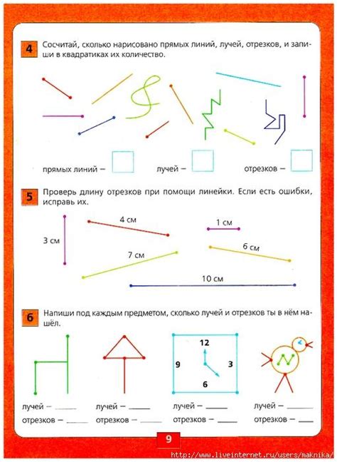 Начальные линии и направления