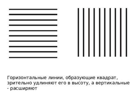 Начертим горизонтальные линии