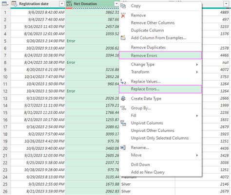 Начните использовать Power Query для обработки данных