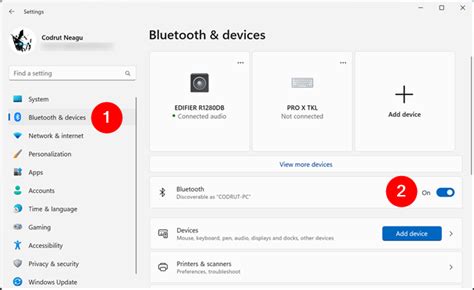 На устройстве с Bluetooth включите Bluetooth