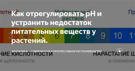 Недостаток основных питательных веществ