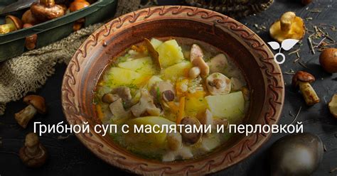 Нежный суп с грибами маслятами и картофелем