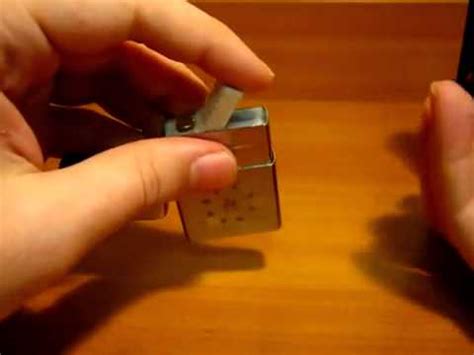 Неправильная заправка зажигалки Zippo