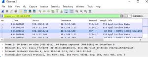 Неправильная настройка фильтров Wireshark