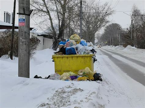 Непригодность мусора ко времени уборки