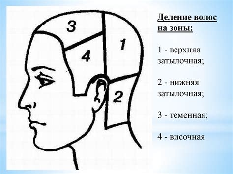 Неравномерное распределение на голове