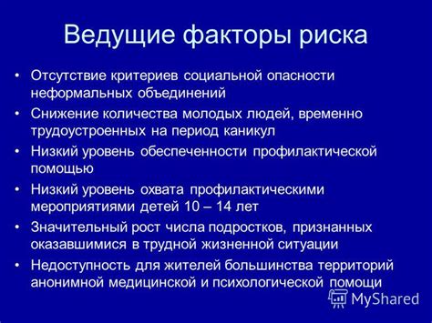 Низкий уровень опасности для молодых женщин