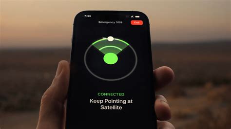 Новые функции связи через спутник на iPhone 14