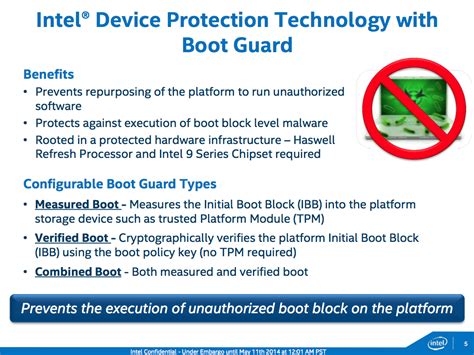 Обзор технологии Bootguard