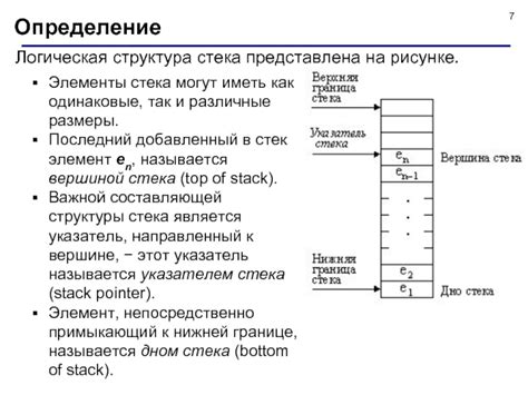 Области применения стека в различных языках и алгоритмических задачах