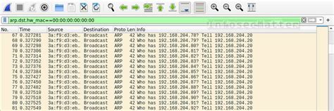 Обнаружение атак в программе Wireshark