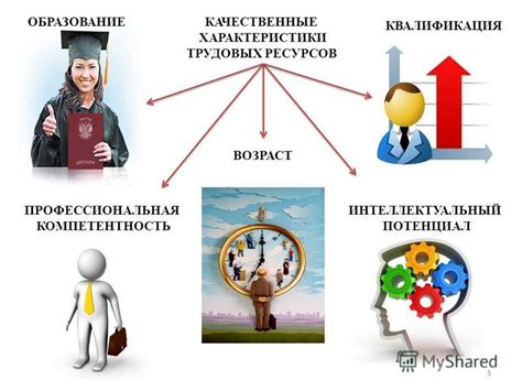 Образование и квалификация трудовых ресурсов