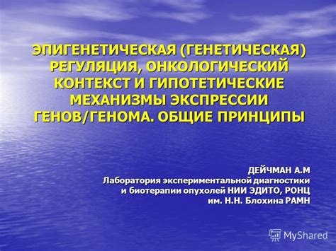 Общие принципы высокоточной диагностики мутаций генов