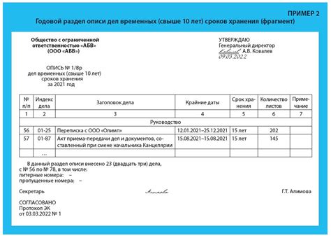 Обязанность по хранению документов о расходах