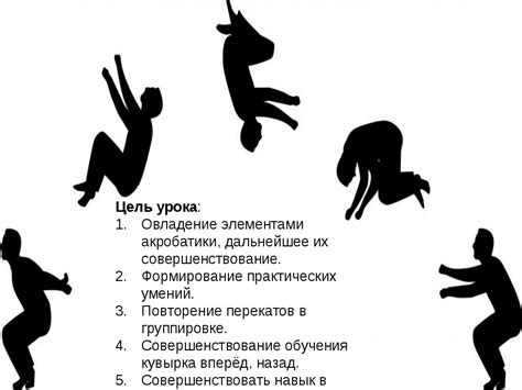 Овладение базовыми элементами и совершенствование движений