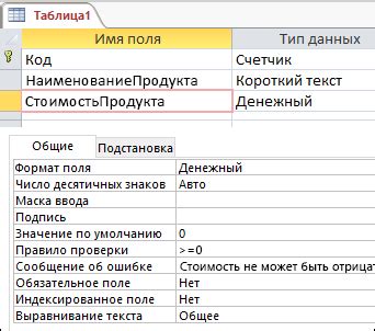 Ограничения ввода данных