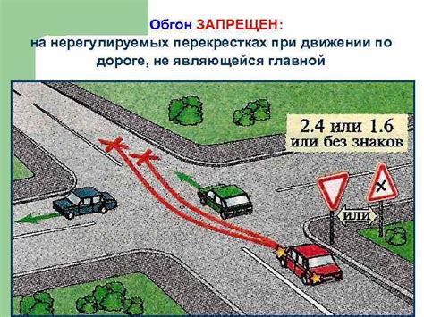 Ограничения на обгон при движении на улице с пешеходными переходами