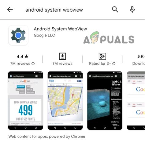 Ограничения Android WebView