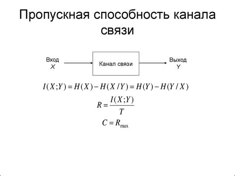 Ограниченная пропускная способность канала связи