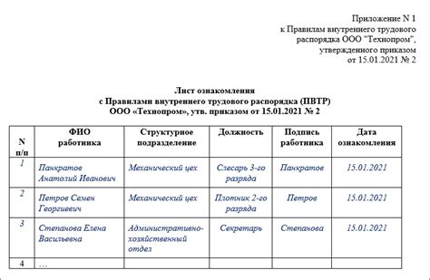 Ознакомление с правилами