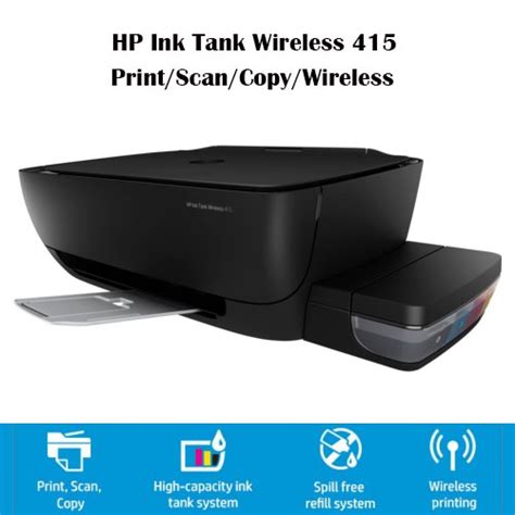 Описание и характеристики принтера HP Ink Tank Wireless 415