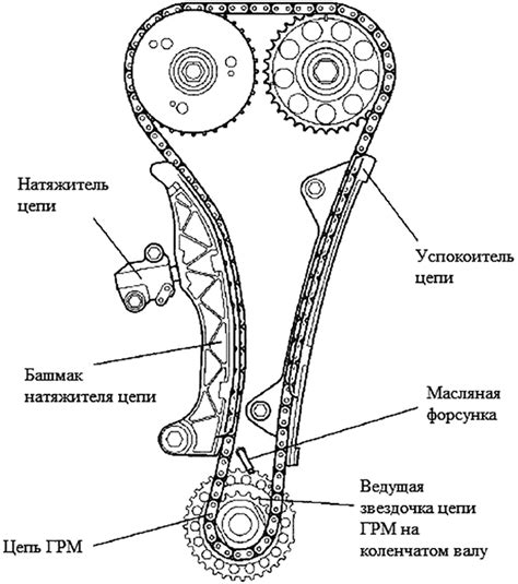 Описание натяжителя цепи ГРМ